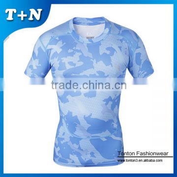 60% cotton 40% polyester t-shirts plain blue sublimated unisex dri fit comfort colors t-shirts