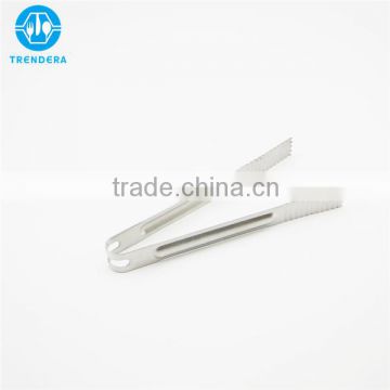 High quality stainless steel mini food tongs