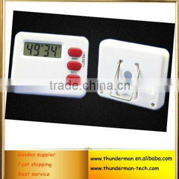 Digital Time Thermometer Kitchen Countdown Timer for setting time,countdown,household,school with LCD display