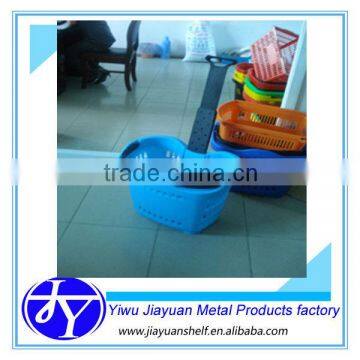 Virgin HDPE shopping wheels basket for sale