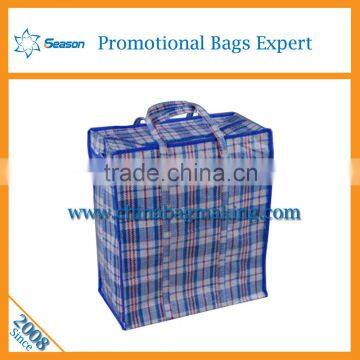 2016 high quality pp plastic woven green bag 50kg non woven tote bag