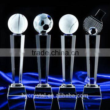 2016 Crystal Glass Nba Plastic Basketball Trophy Wholesale photo-2