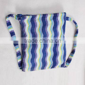 Hot Sale Factory Made Color Stripes Velour Printing Towel Cloth Cheap Beach Bag photo-2