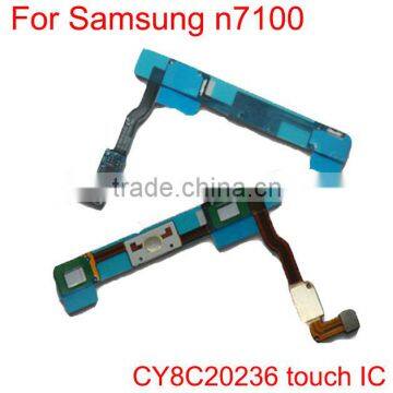 Sensor Ribbon Home Button Flex Cable For Samsung N7100 accept development using CYPRESS TOUCH IC