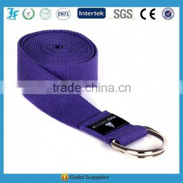 fabric density 100% cotton yoga strap