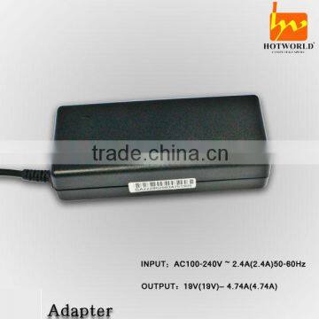 65W 19v-4.74A for laptop ac adapter for HP