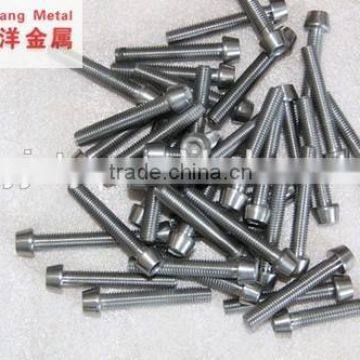 China Supplier Pure GR2 Titanium Hexagon Head Bolts/screw photo-4