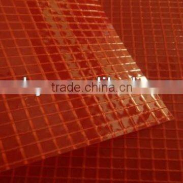 pvc transparent mesh fabric for bag