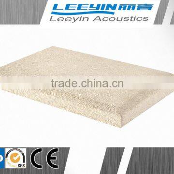 sound absorbing fabric foam board insulation for auditorium decoration