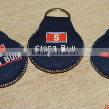 2016 High Quality&Lovely Shape Key Chain made of Neoprene with Customized Logo,Good for Promotion