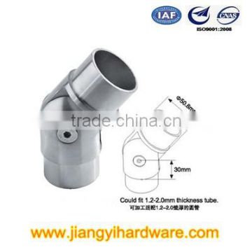 Adjustable handrail pipe fitting / tube connector