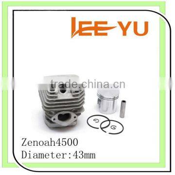 chainsaw parts 1E43F/4500 cylinder and piston ,ring kits
