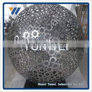 Modern Outdoor Garden Metal Fence Sphere