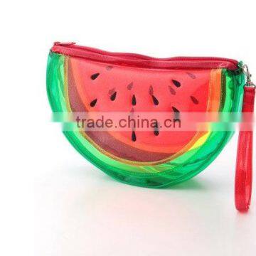 ISO9001:2008 Factory direct transparent watermelon cosmetic bag since 1997