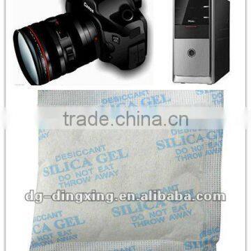 DMF free 2-5mm Type A 5G silica gel pack desiccant for electron camera and LED lights.