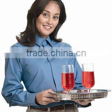 Hot sell cafe shirt bar shirt uniform cotton materials by CTD