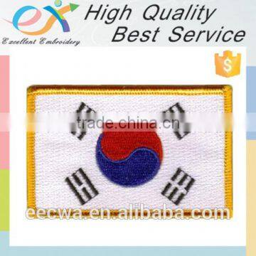 Trade Assurance custom sew-on embroidered flag