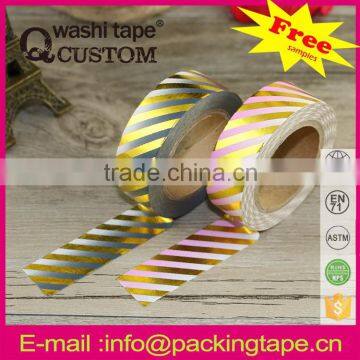 New design gold foil tape wholesale with any patterns design