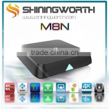 KODI 14.2 M8N Quad Core Andriod 4.4 Amlogic S802 2.0Ghz 1GB 8GB Support Bluetooth Miracast Dlna
