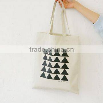 Korean Original Simple Letter Small Fresh Cotton Shopping Bag,canvas Shopping Bag photo-2