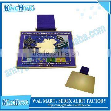 Gold metal soft enamel filling dance awards shenzhen medal