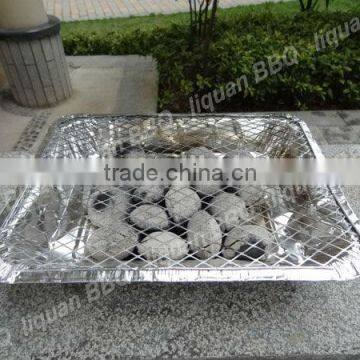 Bamboo pillow shape charcoal briquette