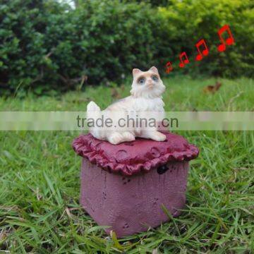 Handmade life size cat statues ornament