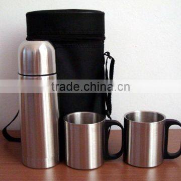 Fashion double wall stainless steel mug GIFT set