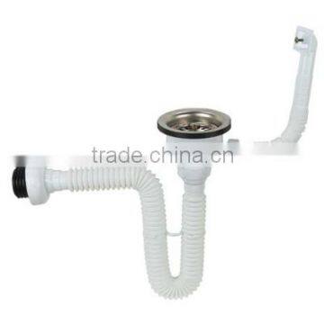 Big Head Sink Trap with Overflow Flexible Body 40-50mm (YP068)