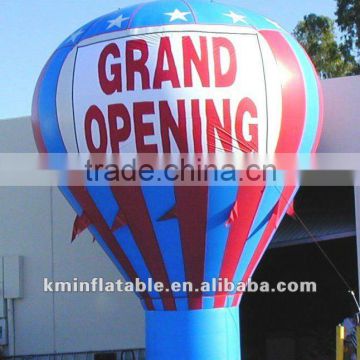 giant blue red advertising inflatable balloon