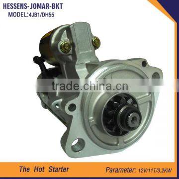 machine parts 12V auto starter motor for DH55/4JB1