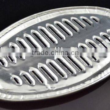 Making the disposable aluminum barbecuetray for home and outdoor