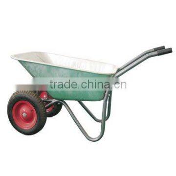 double wheel wheelbarrow