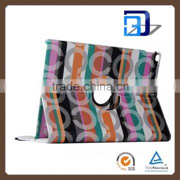Manufacturer Wholesale Circle Pattern 360 Degree Rolating PU Leather Tablet Case For IPad Pro Bluetooth Keyboard Case photo-5