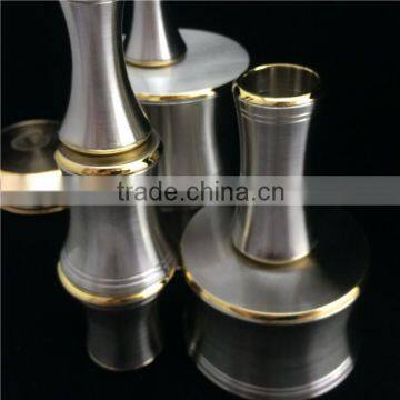 Custom Made CNC Metal Parts Double Color Plating Chrome & Gold Plated Electroplating Factory photo-4