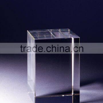 2016 Hot sale crystal blank cube for custom design