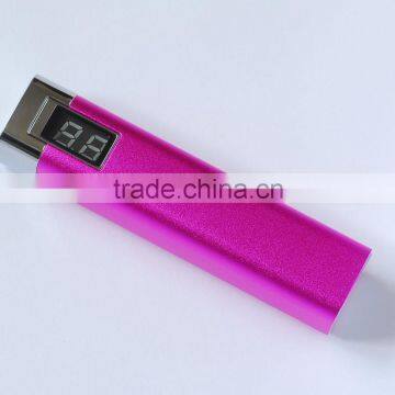 top selling 2600mah manual for power bank 2200mah lipstick power bank 2600mah