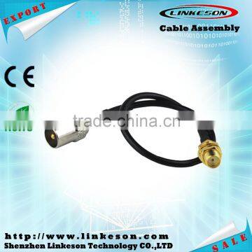 IEC DVB-T TV PAL male to SMA female RG174 coaxial cable