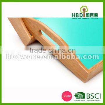 High Quality Bamboo Serving Tray, Breakfast Tray photo-3