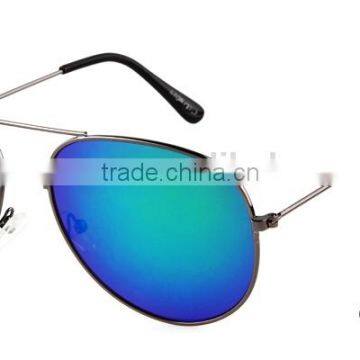 Stocked Colorful Mirrored Small MOQ Laser Logo Pilot Sample for Free Fashion Custom Logo Sunglasses Mens photo-2