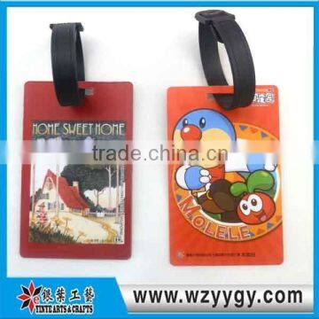 Customized promotional soft PVC cable tag