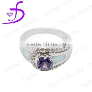 2016 blue opal ring wholesale