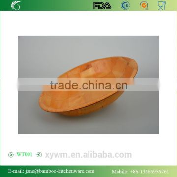 2015 the firmest woven wooden salad bowl set