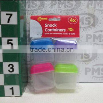 4PK mini snack food containers Mini storage containers # TG10695-4PK