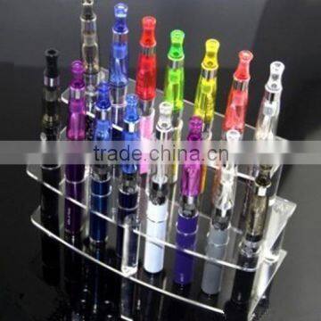 custom acrylic display for shrink band for e-liquid bottle