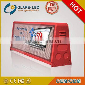 Outdoor Double Side P5 Full Color 3G Taxi Roof LED Sign/ Car Top Display/Taxi Light Box photo-2