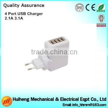 EU Plug 5V 3.1a USB Charger-Charger USB For Mobile Phone