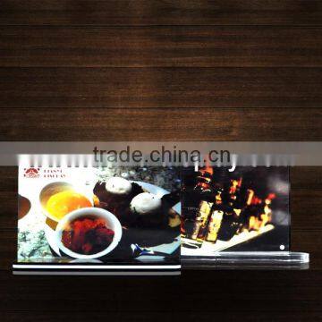 Clear Acrylic Ticket Holder Double Side Landscape With Custom Sizes photo-3