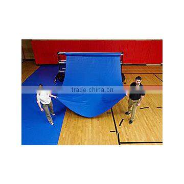 40' x 60' 18 oz PVC Vinyl Gym Floor Tarp Cover ,GYM Tarps Cover Blue Winter Guard Cover