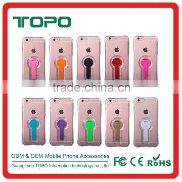 New 360 degree rotation kick stand mobile phone shell TPU soft case mobile phone bags For iPhone 6 6s plus mobile phone housings